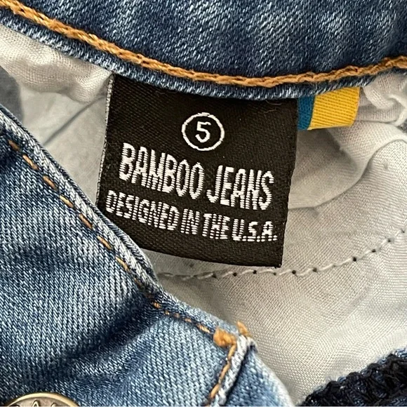 BAMBOO High Rise Stretch Skinny Jeans Size 5 - Picture 15 of 16